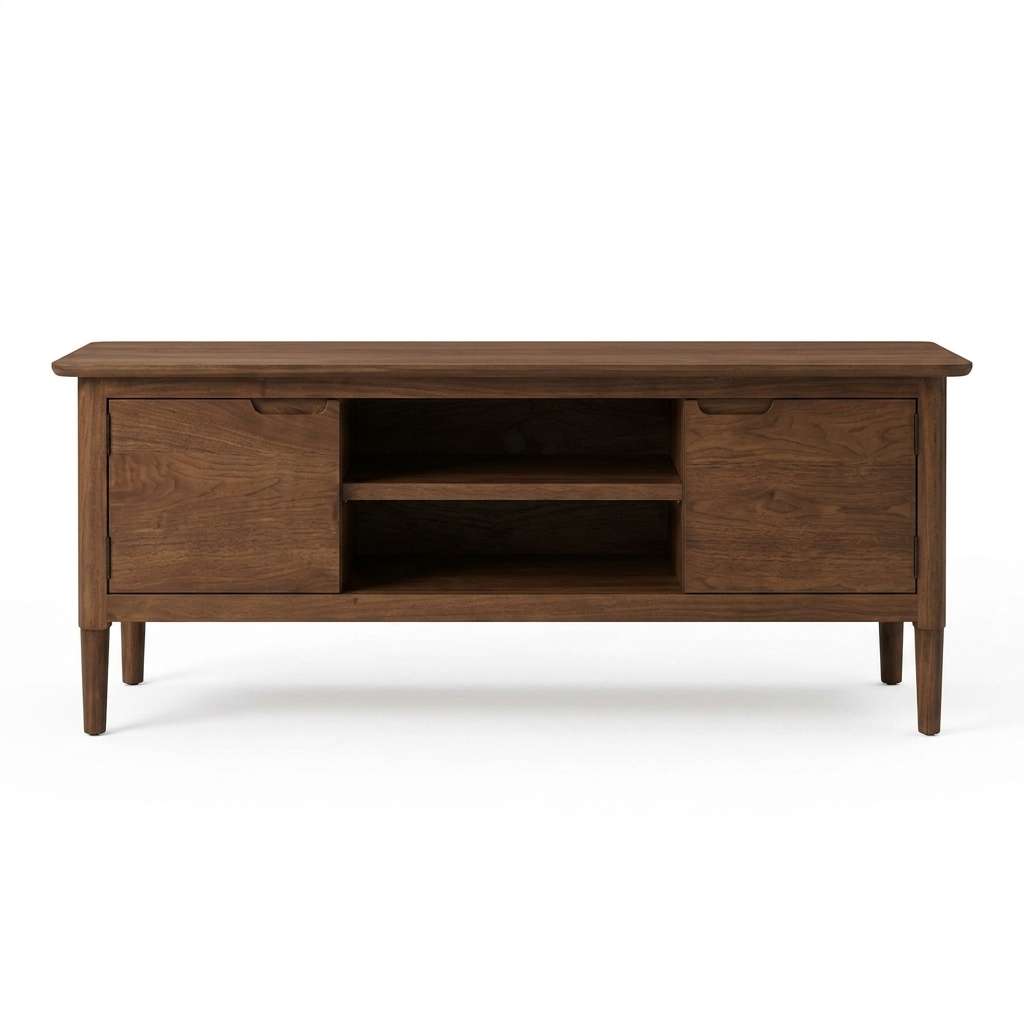 Norway Dark Walnut TV Stand & Media Unit - Zalynco Main image