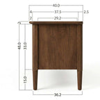 Norway Dark Walnut TV Stand & Media Unit - Zalynco
