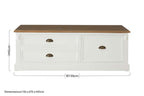 Fir Wood Veneer Top and White Wooden Coffee Table with 3 Drawers | Hardwick - Zalynco