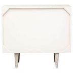Two Door Greywash Carved Mango Wood Sideboard | Satna - Zalynco