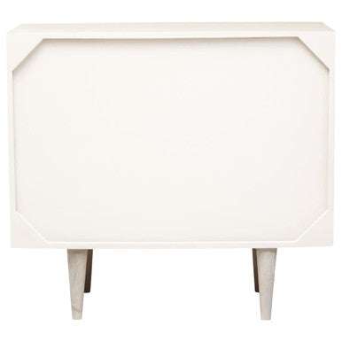 Two Door Greywash Carved Mango Wood Sideboard | Satna - Zalynco