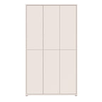 A tall, narrow wardrobe or closet door unit with six rectangular panels arranged in two columns of three, shown on a plain white background.
