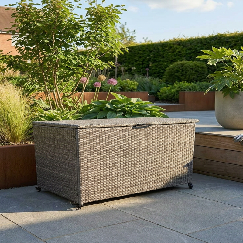 Natural Weave 510L Cushion Storage Box Secondary image