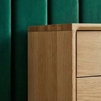 Wright Oak Bedside Table - Zalynco