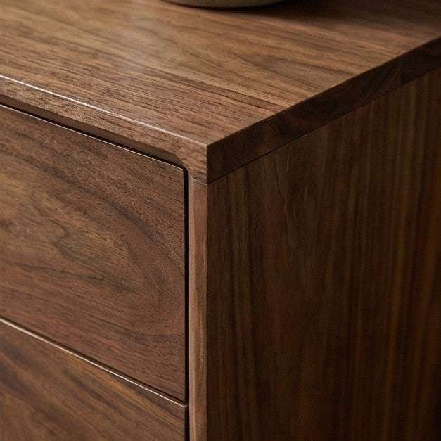 Wright Walnut Bedside Table 