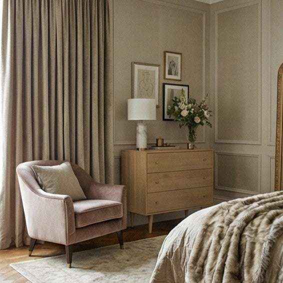Minimalist Mango Wood Light Oak Oslo Chest of 3 Drawers