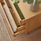 Wright Oak Chest of 3 Drawers