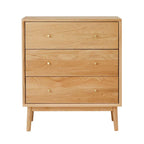 Wright Oak Chest of 3 Drawers - Zalynco