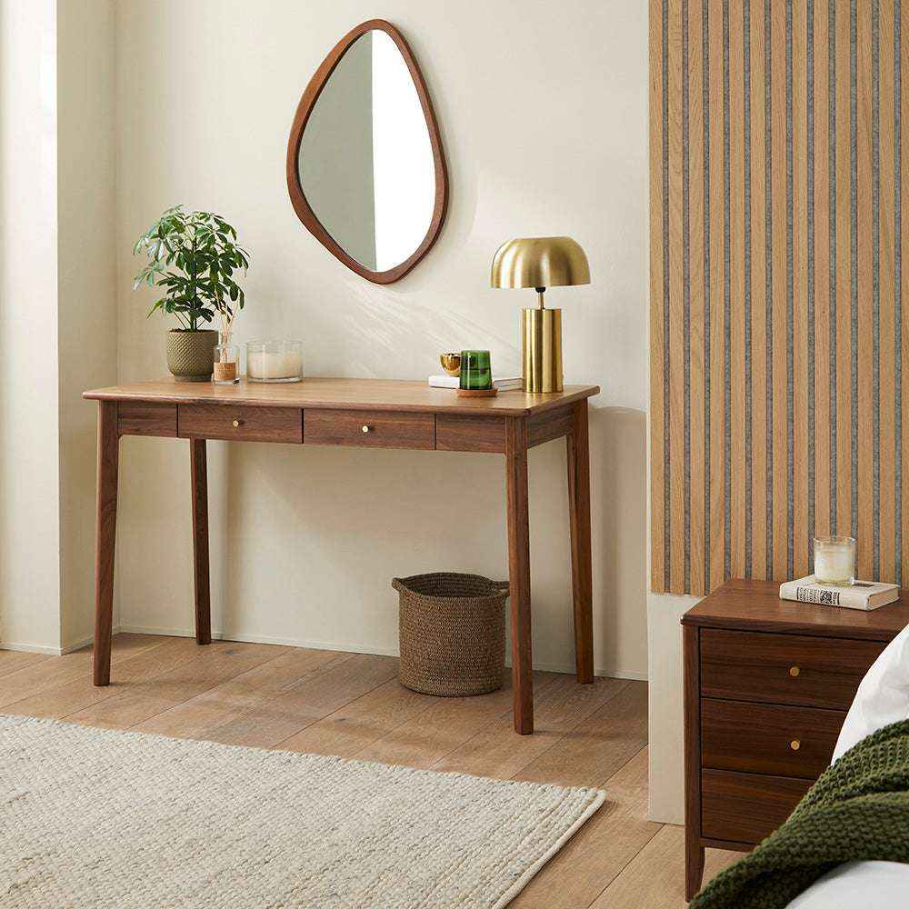 Wright Walnut Desk and Dressing Table