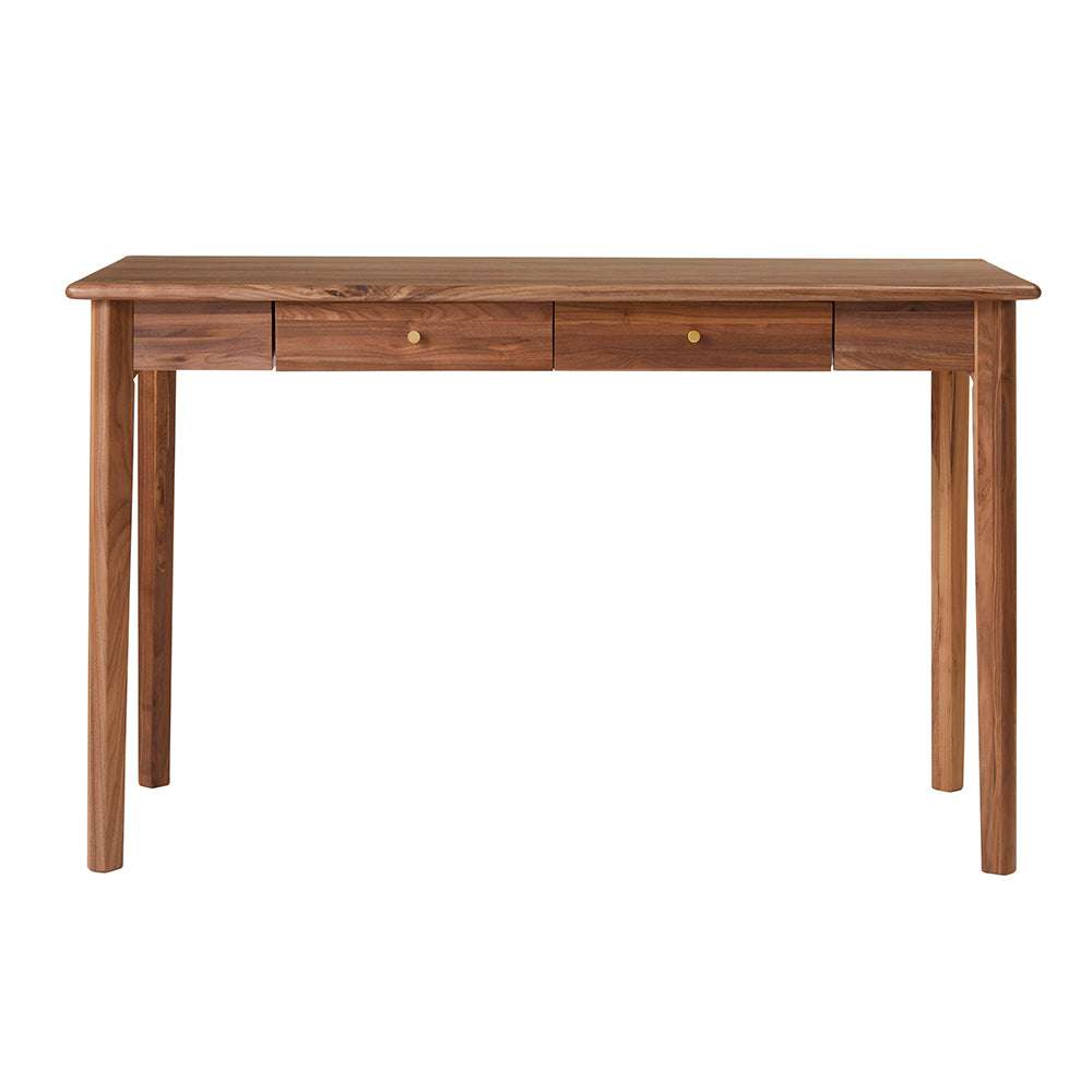 Wright Walnut Desk and Dressing Table - Zalynco